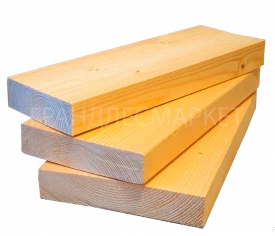 Доска сухая строганная 20х170х6000